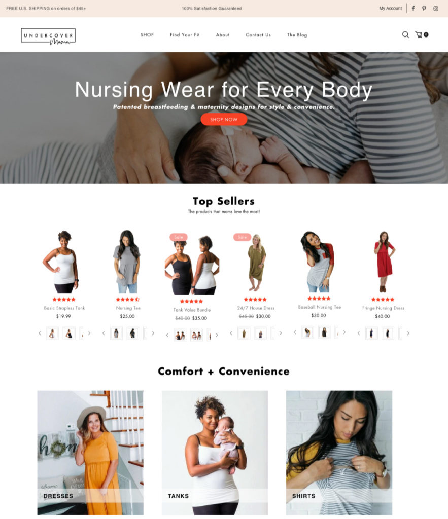 Undercover Mama Shopify Theme